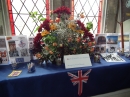 The events surrounded the flower display setting off the mini crowns made by the Brownies